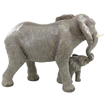 Design Toscano Herd Mentality Mother and Calf Elephant Statue QM3160800